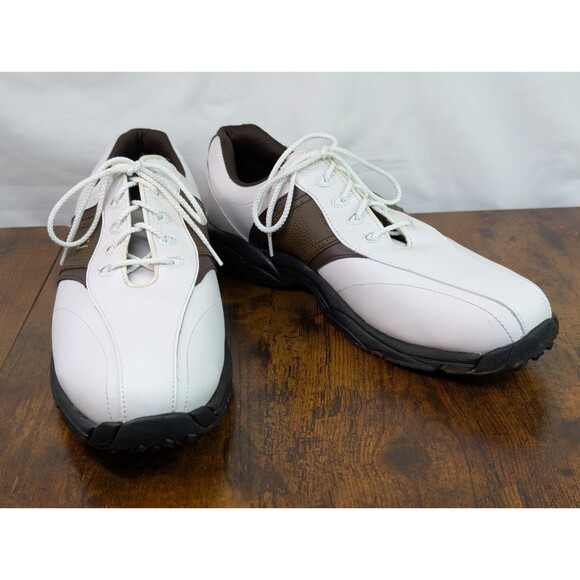 Footjoy Greenjoys Golf Shoes Men\'s Tan & White  Size 13M main image 6